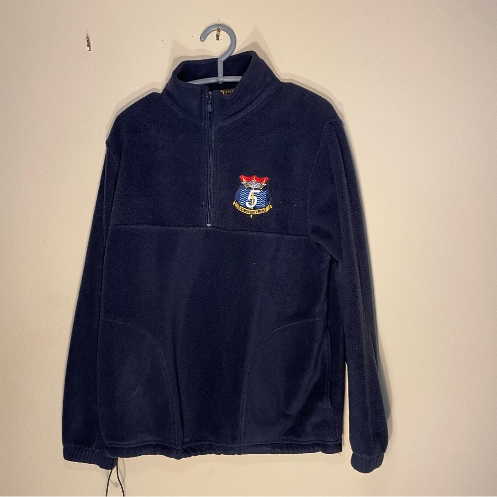 Small navy blue fleece
